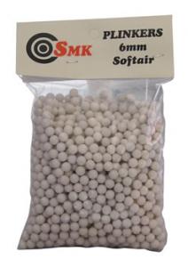 SMK plinkers 6mm softair heavyweight ammo white 0.20g